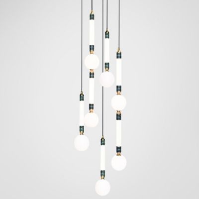 Greenstone LED Multi-Light Pendant