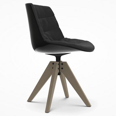 Flow 4-Legged Swivel Side Chair