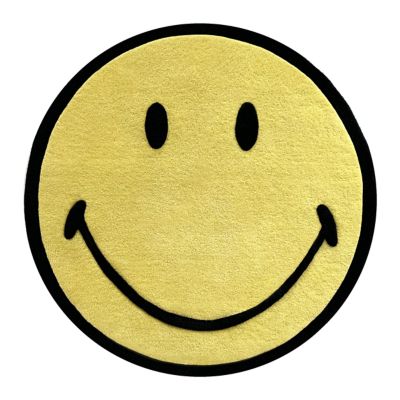 Smiley Round Area Rug