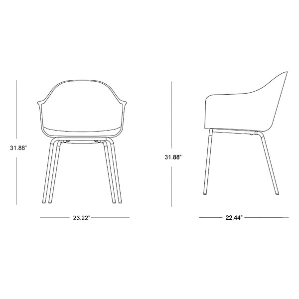 Harbour Chair Steel Base