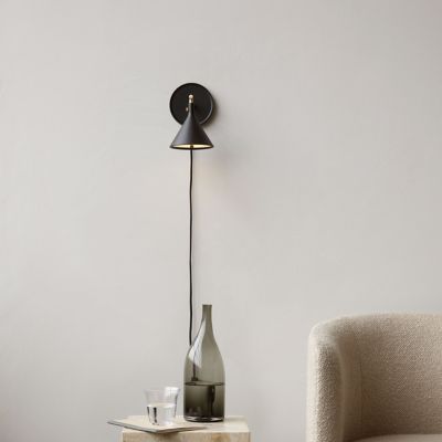 Cast Sconce Wall Lamp with Diffuser, Dimmable