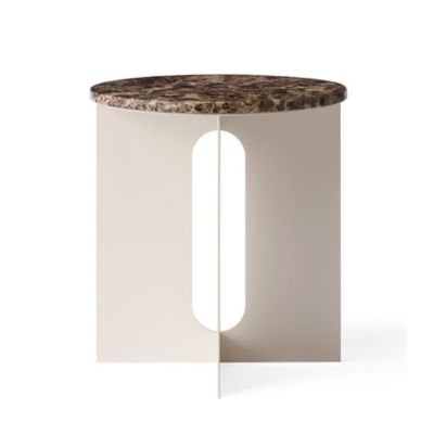 Androgyne Side Table, Metal Base