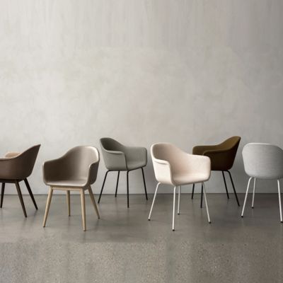 Harbour Chair Steel Baseand Upholstered By Menu At Lumens Com