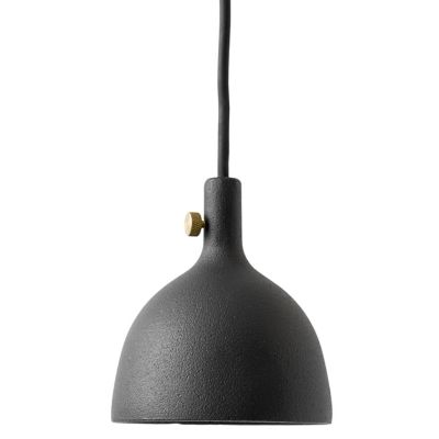 Cast Dome Mini Pendant (Black|No) - OPEN BOX