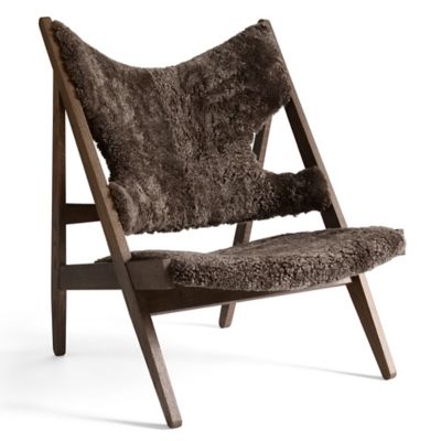 Knitting Sheepskin Lounge Chair