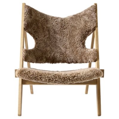 Knitting Sheepskin Lounge Chair