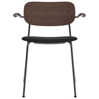 Co Chair with Arms, Leather Seat