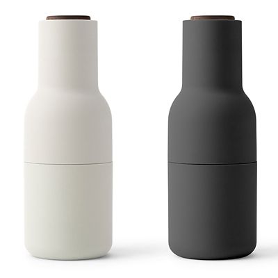 Bottle Grinder - Set of 2(Carbn and Ash w/ Walnt)-OPEN BOX