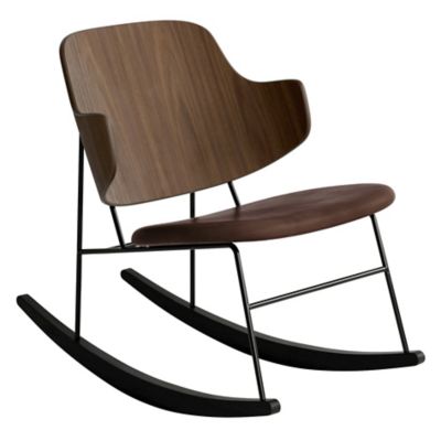 The Penguin Upholstered Seat Rocking Chair