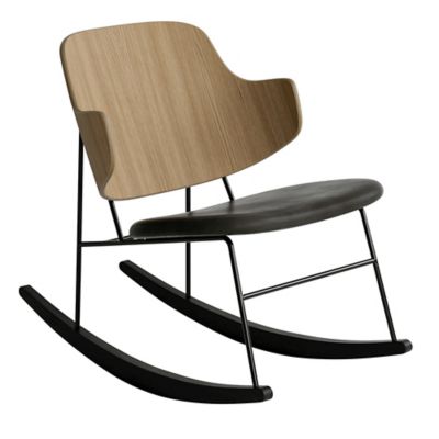 The Penguin Upholstered Seat Rocking Chair