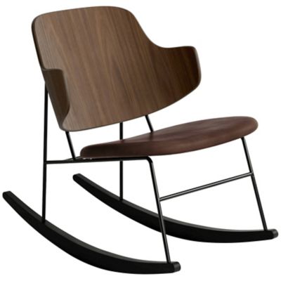 The Penguin Upholstered Seat Rocking Chair