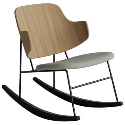 The Penguin Upholstered Seat Rocking Chair
