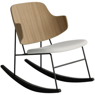 The Penguin Upholstered Seat Rocking Chair