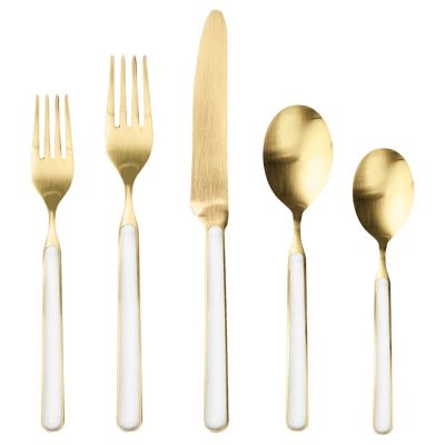 Fantasia Ice Gold Flatware, Set of 20