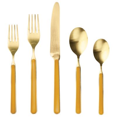 Fantasia Ice Gold 20-Piece Flatware Set