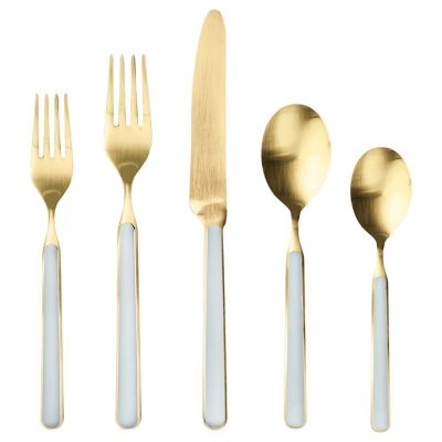 Fantasia Ice Gold 20-Piece Flatware Set