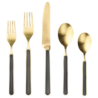 Fantasia Ice Gold Flatware, Set of 20