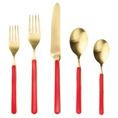 Fantasia Ice Gold Flatware, Set of 5