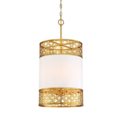 Blairmoor Pendant With Silk Shade