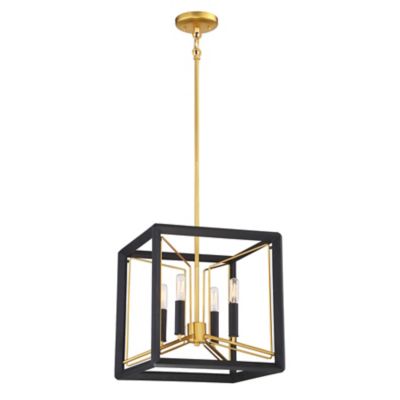 square pendant light fixture