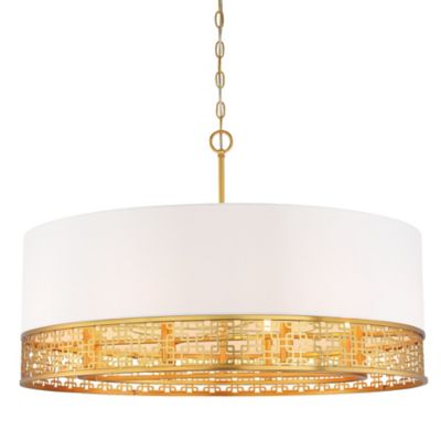 Blairmoor Drum Pendant With Silk Shade