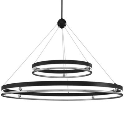 Grande Illusion 2-Tier LED Chandelier