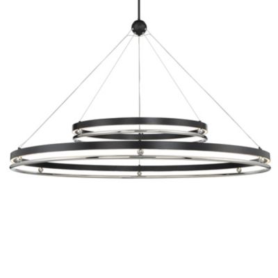 Grande Illusion 2-Tier LED Chandelier