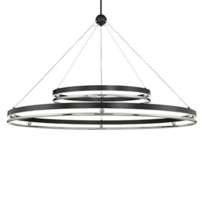 Grande Illusion 2-Tier LED Chandelier (Small) - OPEN BOX