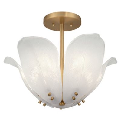 Orchid Semi-Flushmount