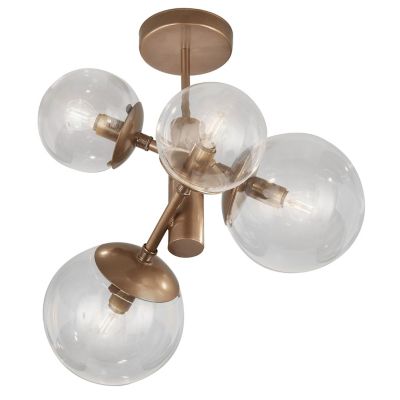 Global 4-Light Flushmount