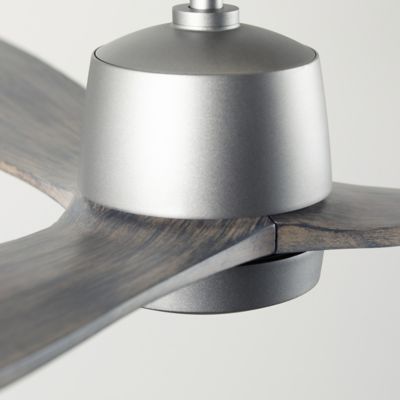 Shown in Graphite with Graywash Blades Fan Body and Blade finish, Detail view, No Light Light Option
