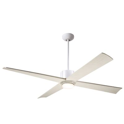 Smart Ceiling fan with LED light DC Ceiling fan with Remote Stem IOT Nickel  Matt