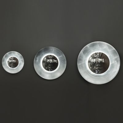 Shown in Silver Leaf finish, Small, Medium, Large size