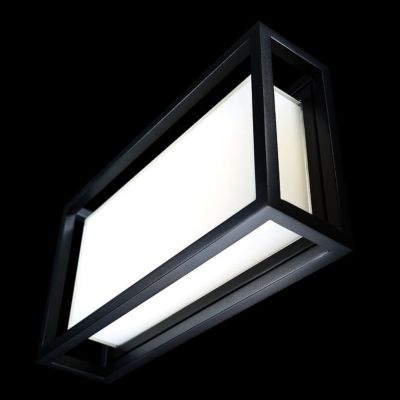 Shown in Black finish, Medium size, lit