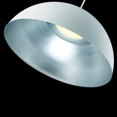 Shown in White w/ Silver Leaf finish, Detail view