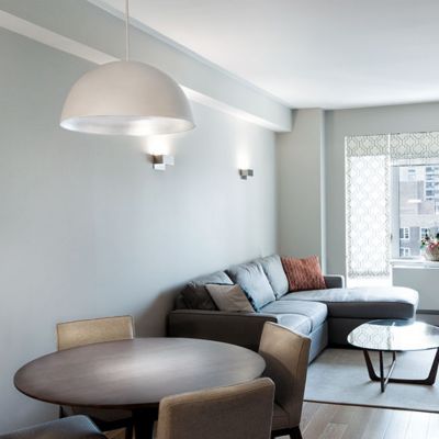 Shown in White w/ Silver Leaf finish, lit, in use