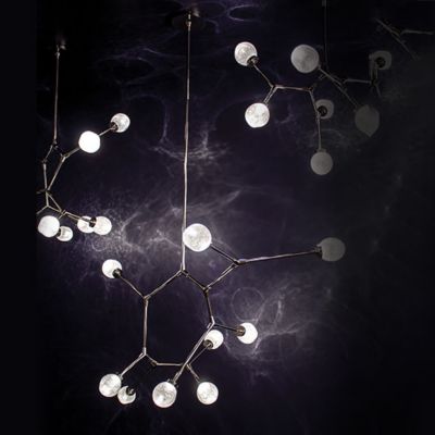 Catalyst Chandelier, in use