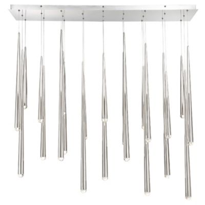 Cascade Rectangular Multi-Light LED  Pendant