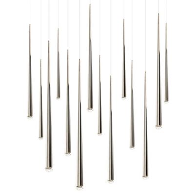 Cascade Rectangular Multi-Light LED  Pendant