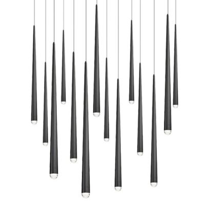 Cascade Rectangular Multi-Light LED  Pendant