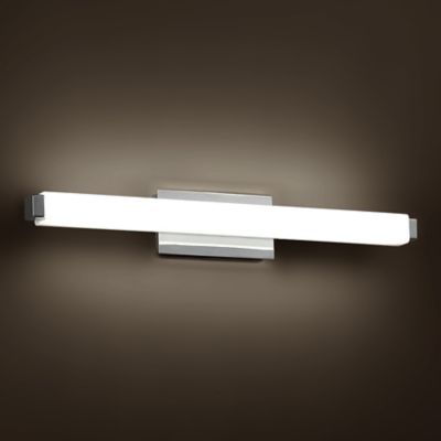 Shown in Chrome finish, 18-Inch size, lit
