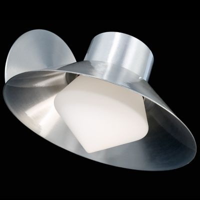 Shown in Brushed Aluminum finish, 10-Inch size