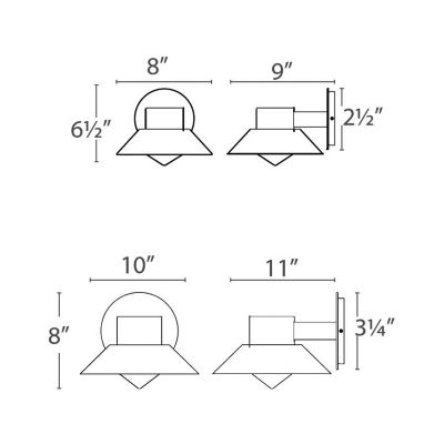 Oslo Outdoor Wall Sconce by Modern Forms at