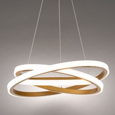 Shown in Aged Brass finish, in use, lit