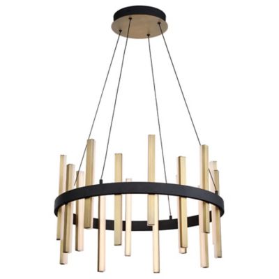 Shown in Black with Aged Brass, Medium size