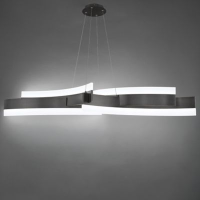 Shown in Black finish, lit