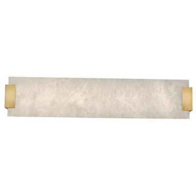 Quarry LED Alabaster Bathroom Vanity & Wall Light