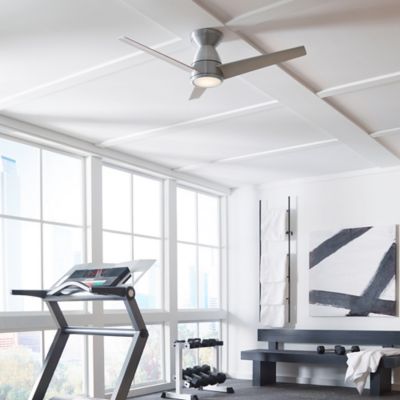 Shown in Brushed Aluminum fan body and blade finish