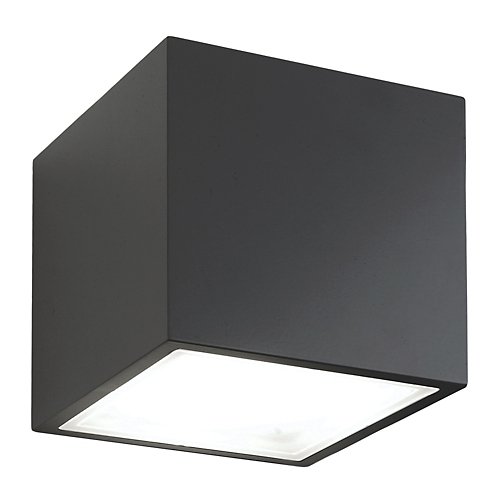 Bloc Indoor/Outdoor Wall Sconce (Black/Dark Sky) - OPEN BOX