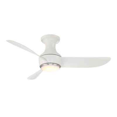 Corona LED Flushmount Ceiling Fan